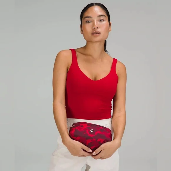 SOLD Lululemon New Year Feeling Ready Pouch Rabbit All Over Print Red Multi NWT - Picture 4 of 16